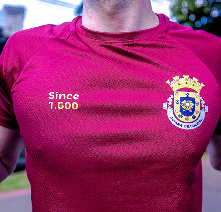 Camisa Dry-Fit Oficial Guiana Brasileira